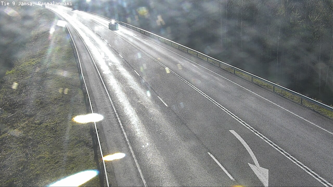 Weather Camera Image Road 9 Jämsä, Partalanmäki, Jämsä, Keski-Suomi