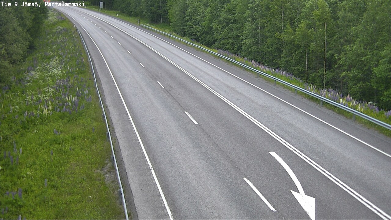 Kelikamerat Kuva Tie 9 Jämsä, Partalanmäki, Jämsä, Keski-Suomi
