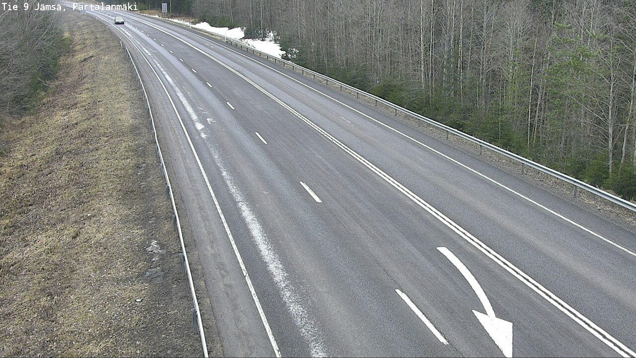 Weather Camera Image Väg 9 Jämsä, Partalanmäki, Jämsä, Keski-Suomi