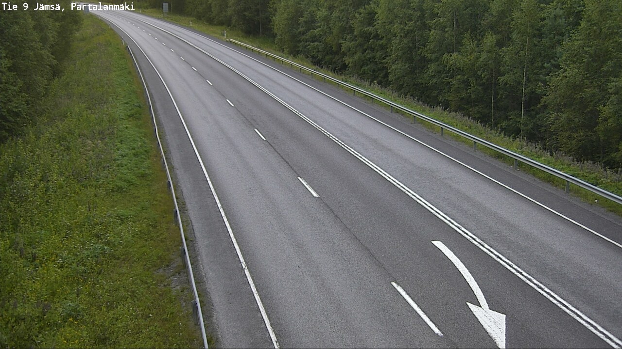Weather Camera Image Road 9 Jämsä, Partalanmäki, Jämsä, Keski-Suomi