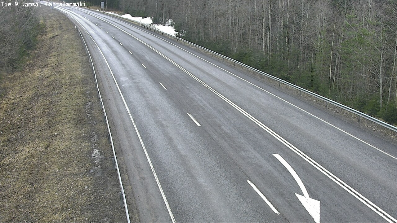 Weather Camera Image Väg 9 Jämsä, Partalanmäki, Jämsä, Keski-Suomi