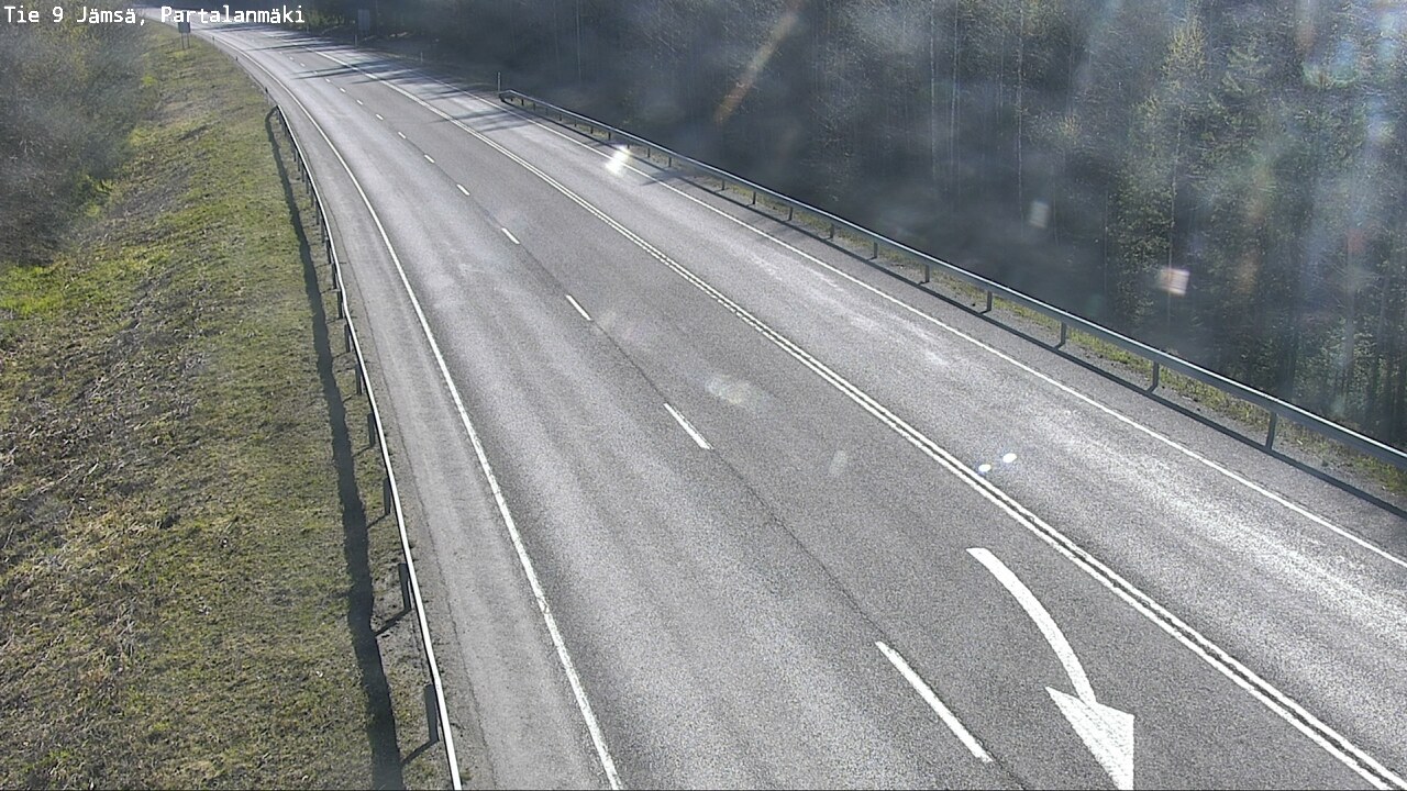 Weather Camera Image Väg 9 Jämsä, Partalanmäki, Jämsä, Keski-Suomi