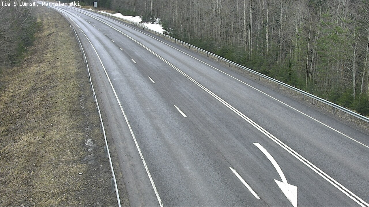 Weather Camera Image Väg 9 Jämsä, Partalanmäki, Jämsä, Keski-Suomi