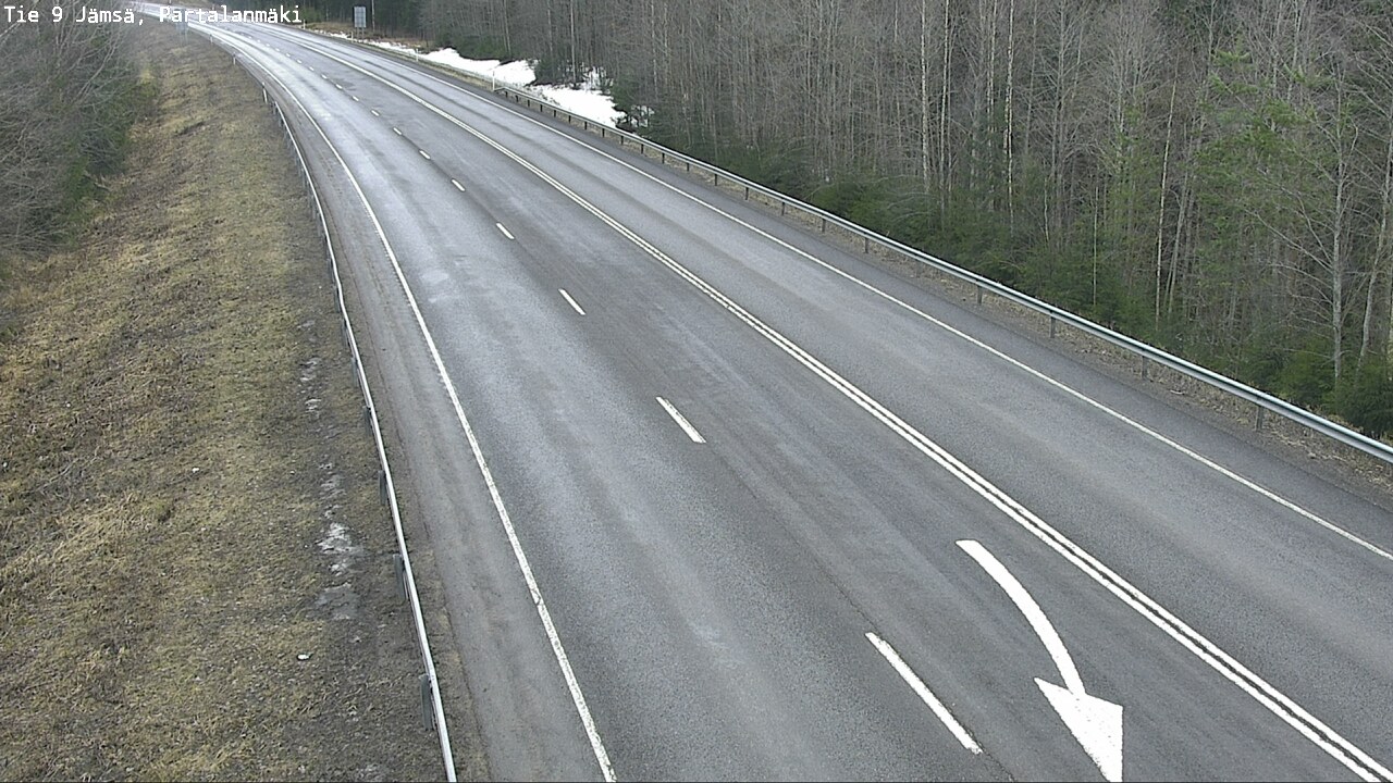 Weather Camera Image Väg 9 Jämsä, Partalanmäki, Jämsä, Keski-Suomi