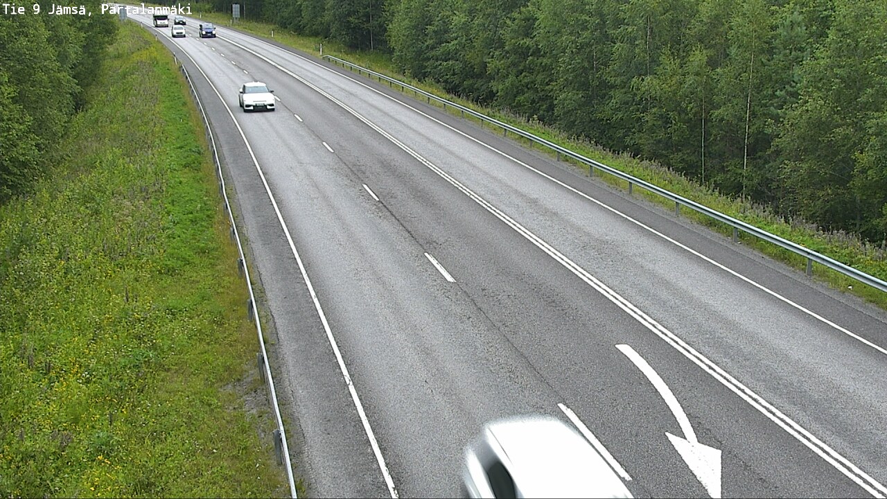 Weather Camera Image Väg 9 Jämsä, Partalanmäki, Jämsä, Keski-Suomi