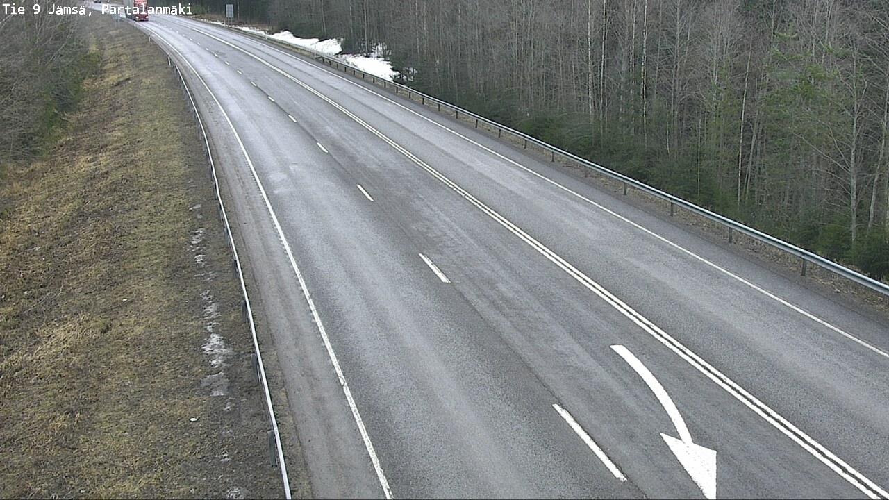 Weather Camera Image Väg 9 Jämsä, Partalanmäki, Jämsä, Keski-Suomi
