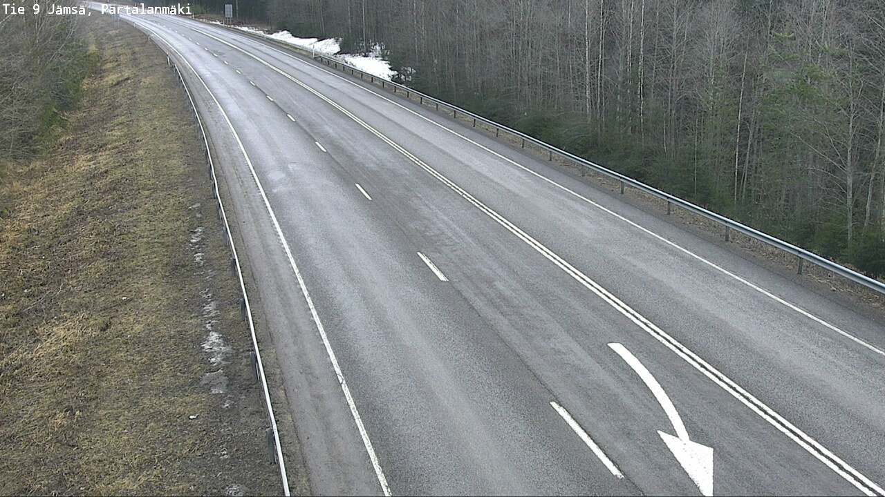 Weather Camera Image Väg 9 Jämsä, Partalanmäki, Jämsä, Keski-Suomi