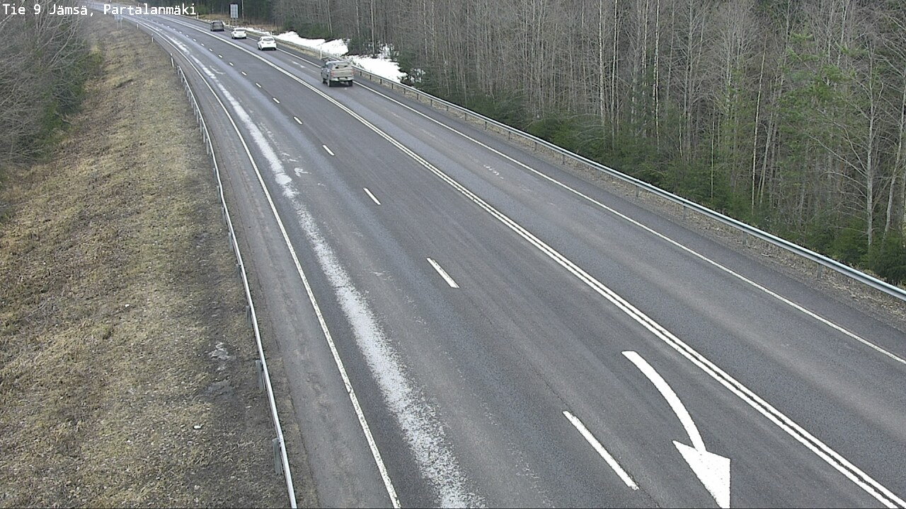 Weather Camera Image Väg 9 Jämsä, Partalanmäki, Jämsä, Keski-Suomi