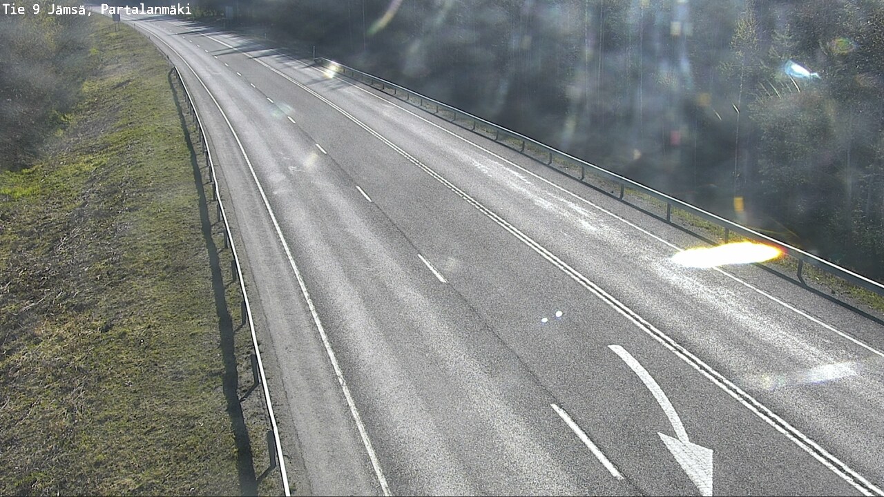 Weather Camera Image Väg 9 Jämsä, Partalanmäki, Jämsä, Keski-Suomi