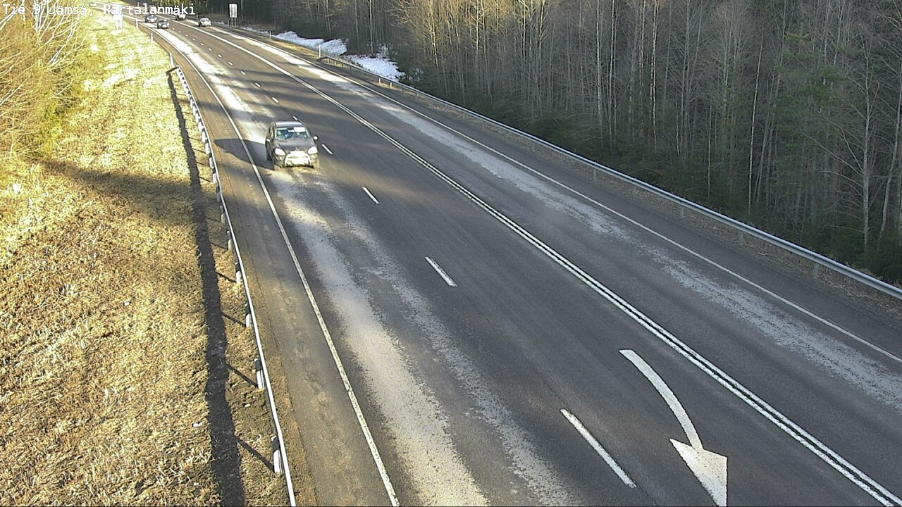 Weather Camera Image Väg 9 Jämsä, Partalanmäki, Jämsä, Keski-Suomi