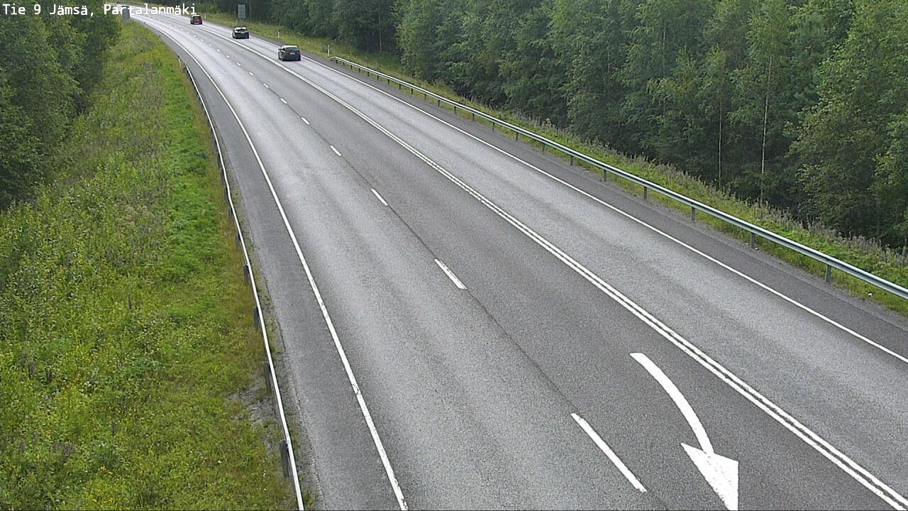 Weather Camera Image Väg 9 Jämsä, Partalanmäki, Jämsä, Keski-Suomi