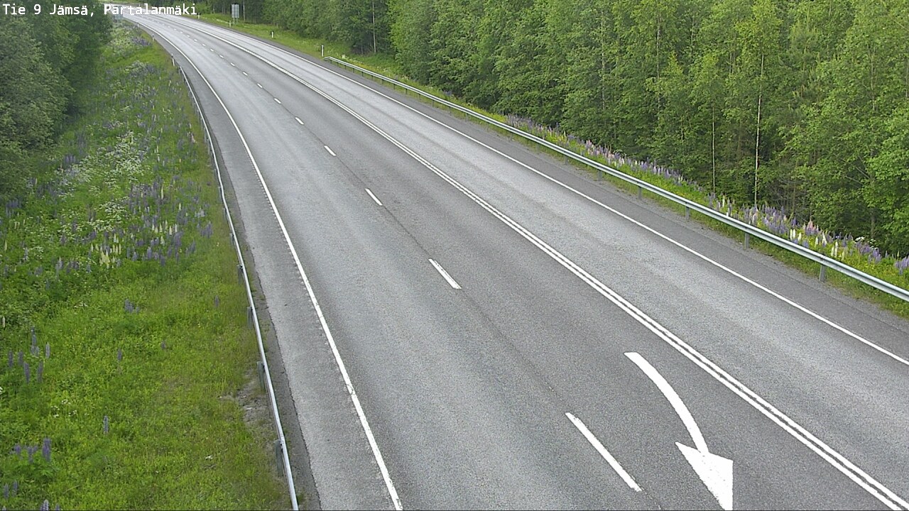 Kelikamerat Kuva Tie 9 Jämsä, Partalanmäki, Jämsä, Keski-Suomi