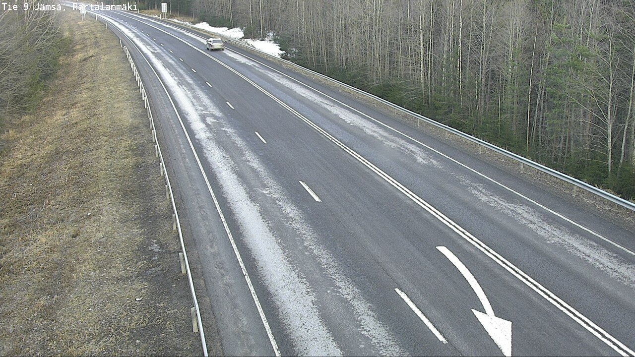 Weather Camera Image Road 9 Jämsä, Partalanmäki, Jämsä, Keski-Suomi