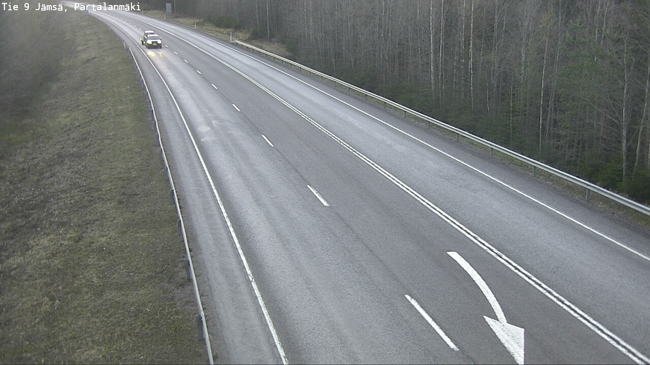 Weather Camera Image Road 9 Jämsä, Partalanmäki, Jämsä, Keski-Suomi