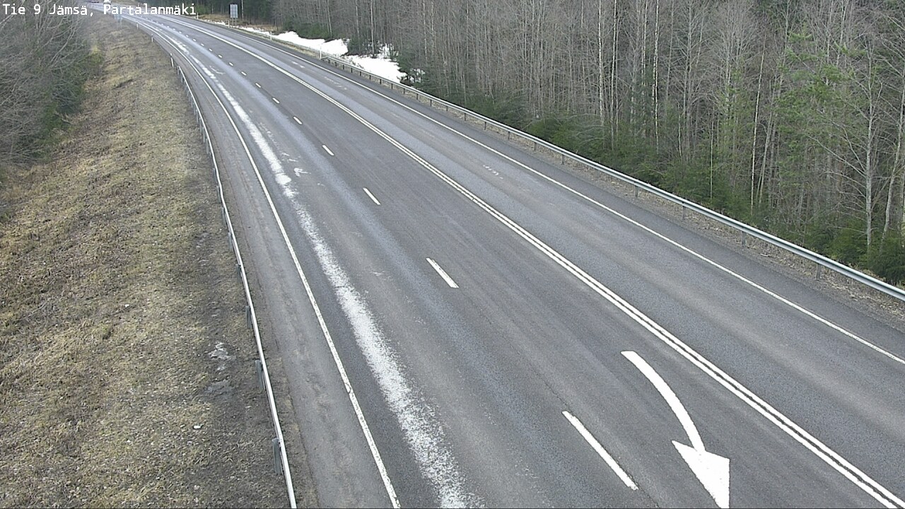 Weather Camera Image Väg 9 Jämsä, Partalanmäki, Jämsä, Keski-Suomi