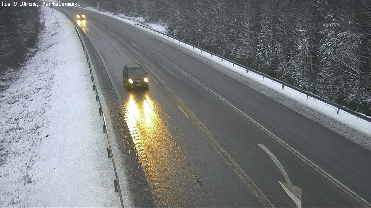 Weather Camera Image Road 9 Jämsä, Partalanmäki, Jämsä, Keski-Suomi