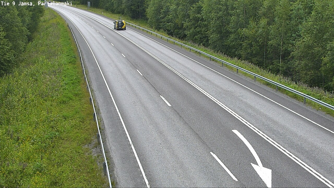 Weather Camera Image Väg 9 Jämsä, Partalanmäki, Jämsä, Keski-Suomi