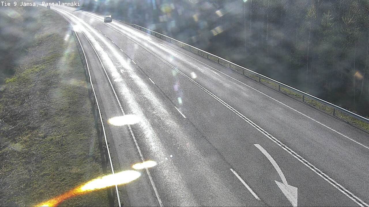 Weather Camera Image Road 9 Jämsä, Partalanmäki, Jämsä, Keski-Suomi
