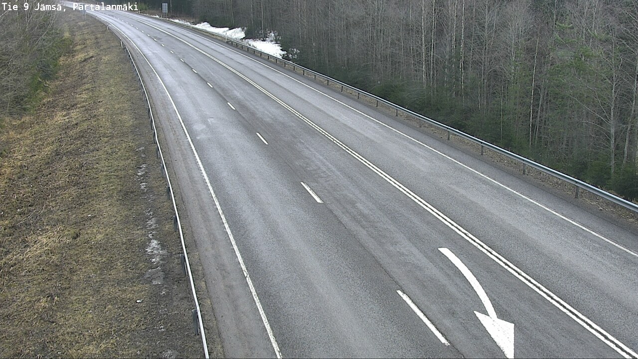Weather Camera Image Väg 9 Jämsä, Partalanmäki, Jämsä, Keski-Suomi