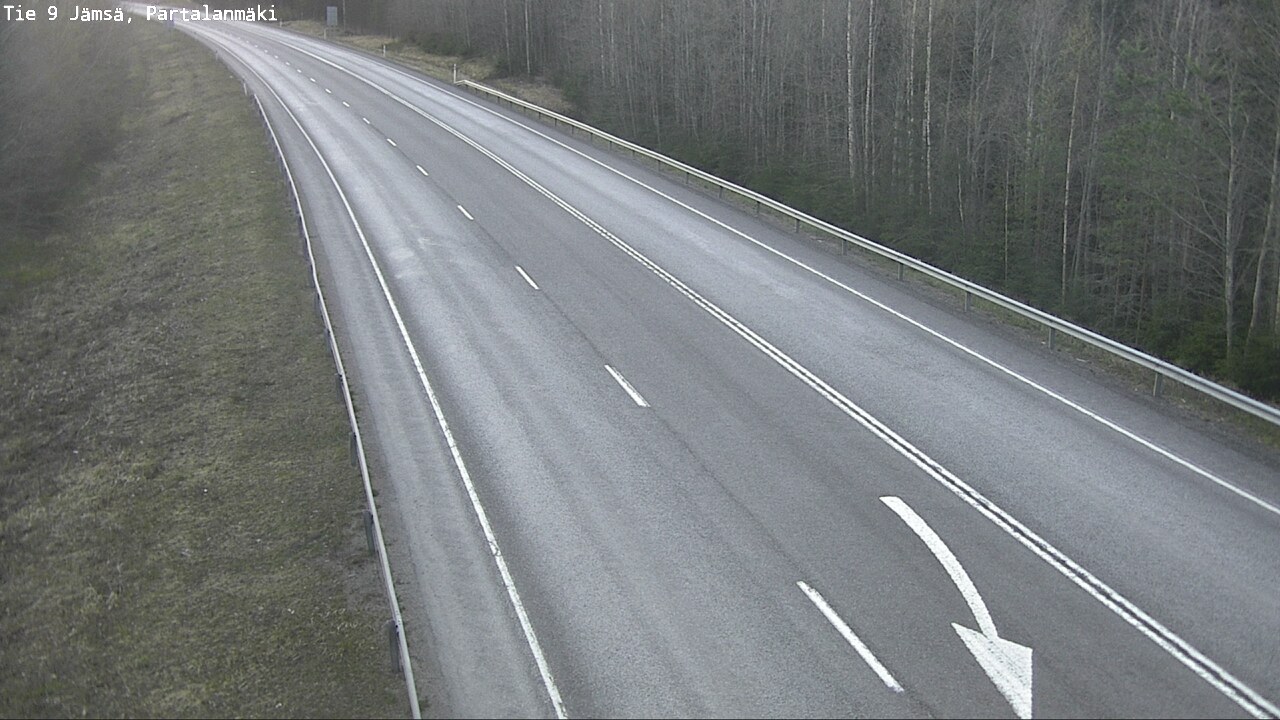 Weather Camera Image Road 9 Jämsä, Partalanmäki, Jämsä, Keski-Suomi
