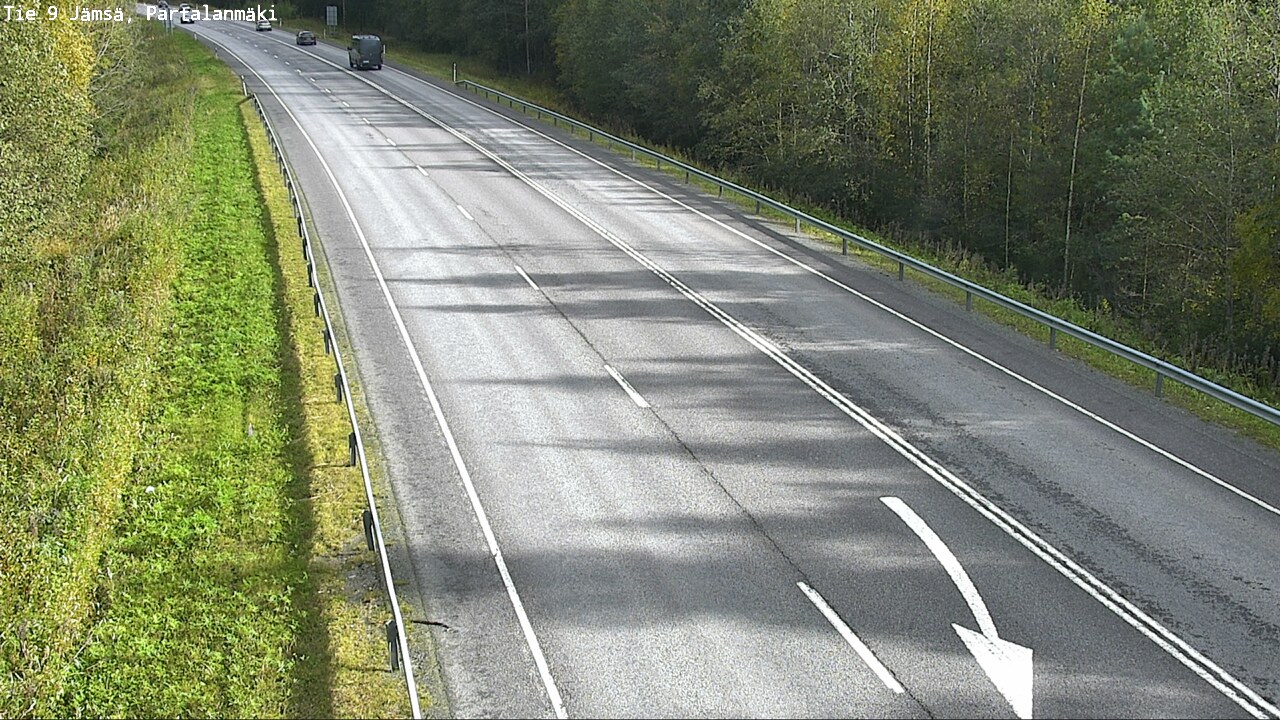 Weather Camera Image Road 9 Jämsä, Partalanmäki, Jämsä, Keski-Suomi