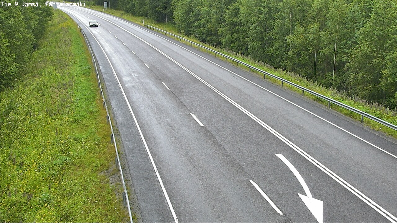 Weather Camera Image Road 9 Jämsä, Partalanmäki, Jämsä, Keski-Suomi