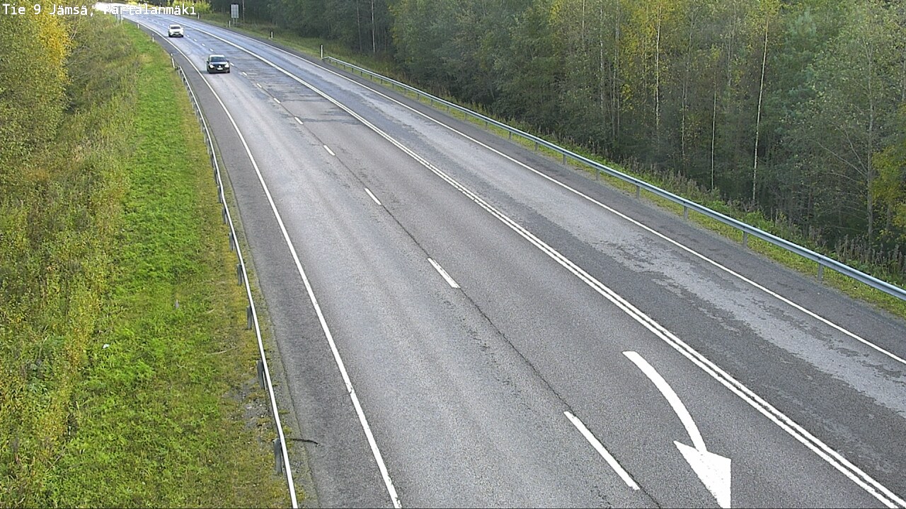 Weather Camera Image Road 9 Jämsä, Partalanmäki, Jämsä, Keski-Suomi