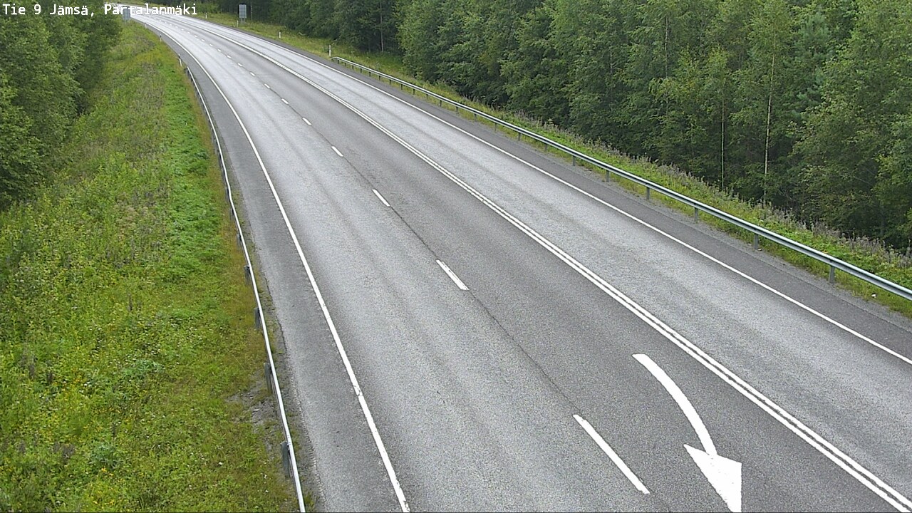 Weather Camera Image Väg 9 Jämsä, Partalanmäki, Jämsä, Keski-Suomi