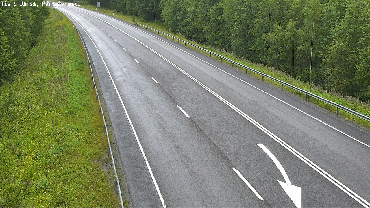 Weather Camera Image Road 9 Jämsä, Partalanmäki, Jämsä, Keski-Suomi