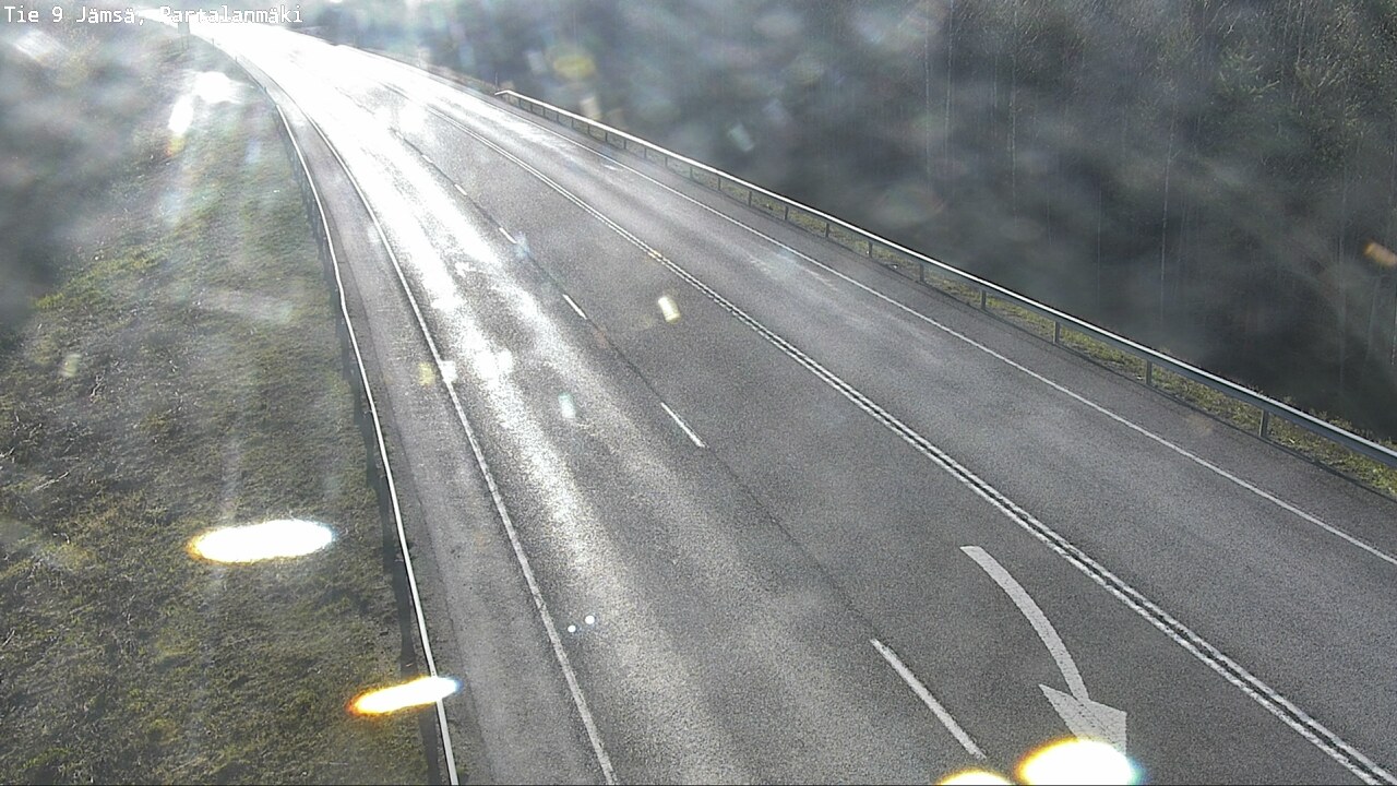Weather Camera Image Road 9 Jämsä, Partalanmäki, Jämsä, Keski-Suomi