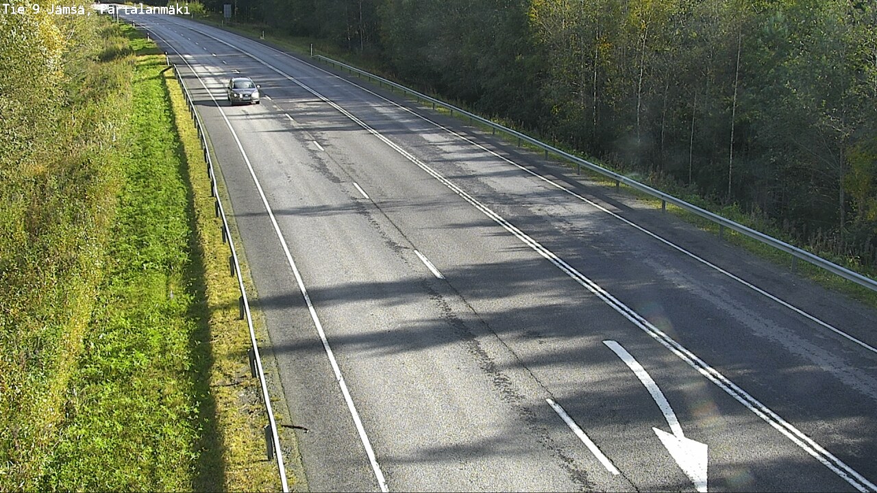 Weather Camera Image Road 9 Jämsä, Partalanmäki, Jämsä, Keski-Suomi
