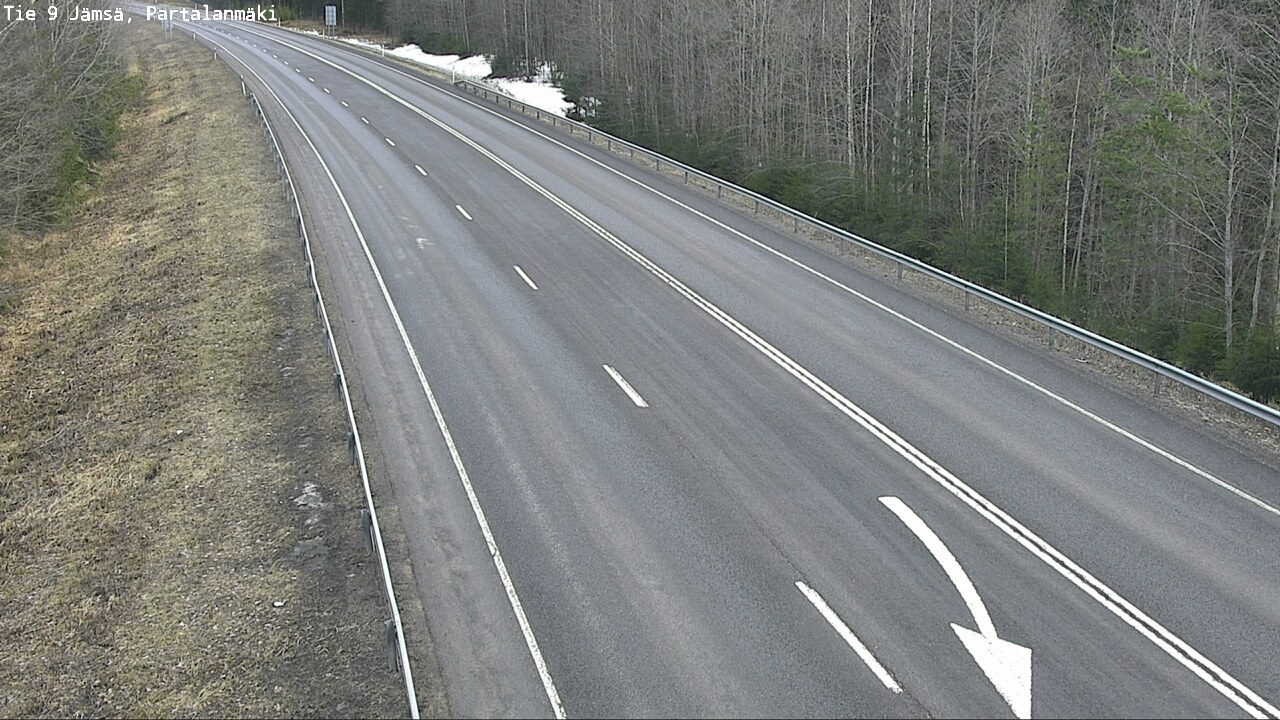 Weather Camera Image Väg 9 Jämsä, Partalanmäki, Jämsä, Keski-Suomi