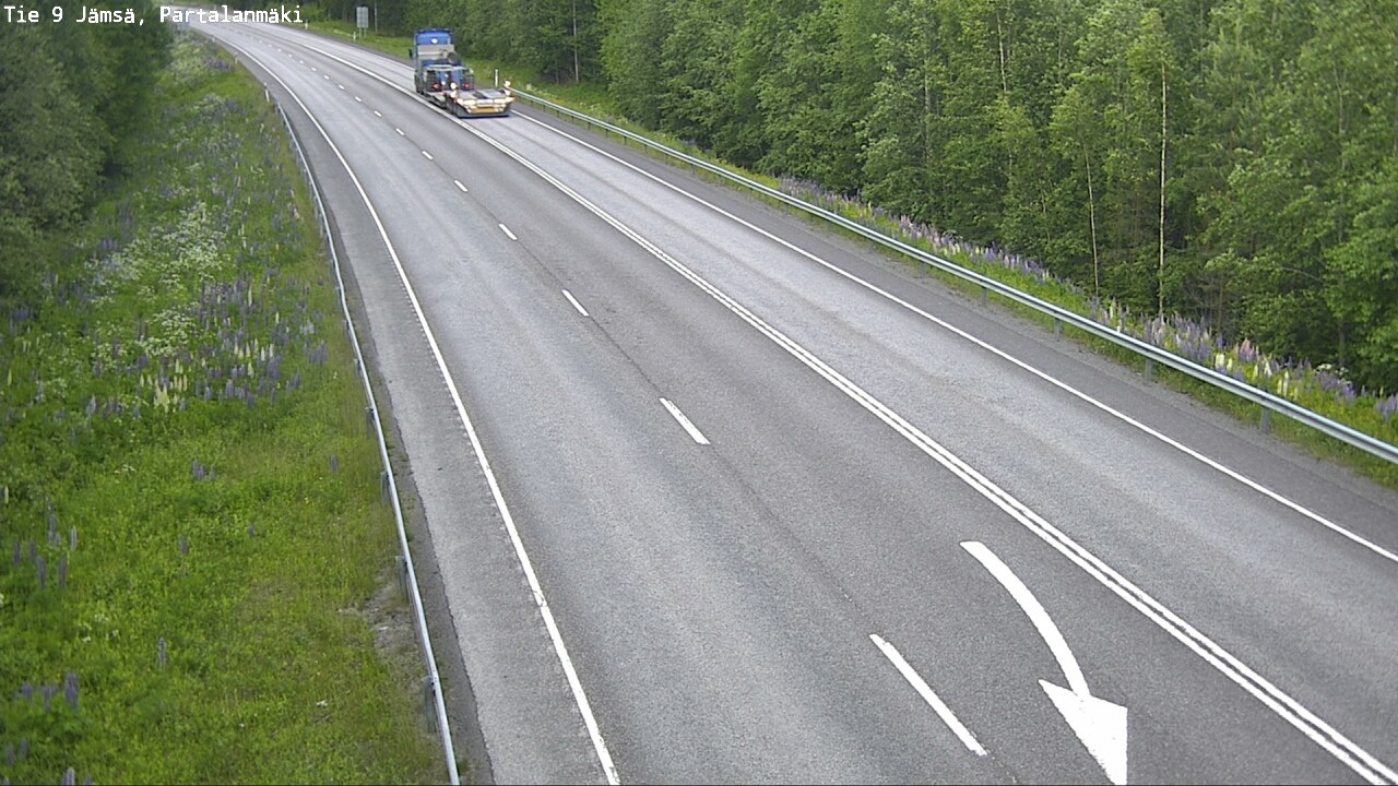 Kelikamerat Kuva Tie 9 Jämsä, Partalanmäki, Jämsä, Keski-Suomi