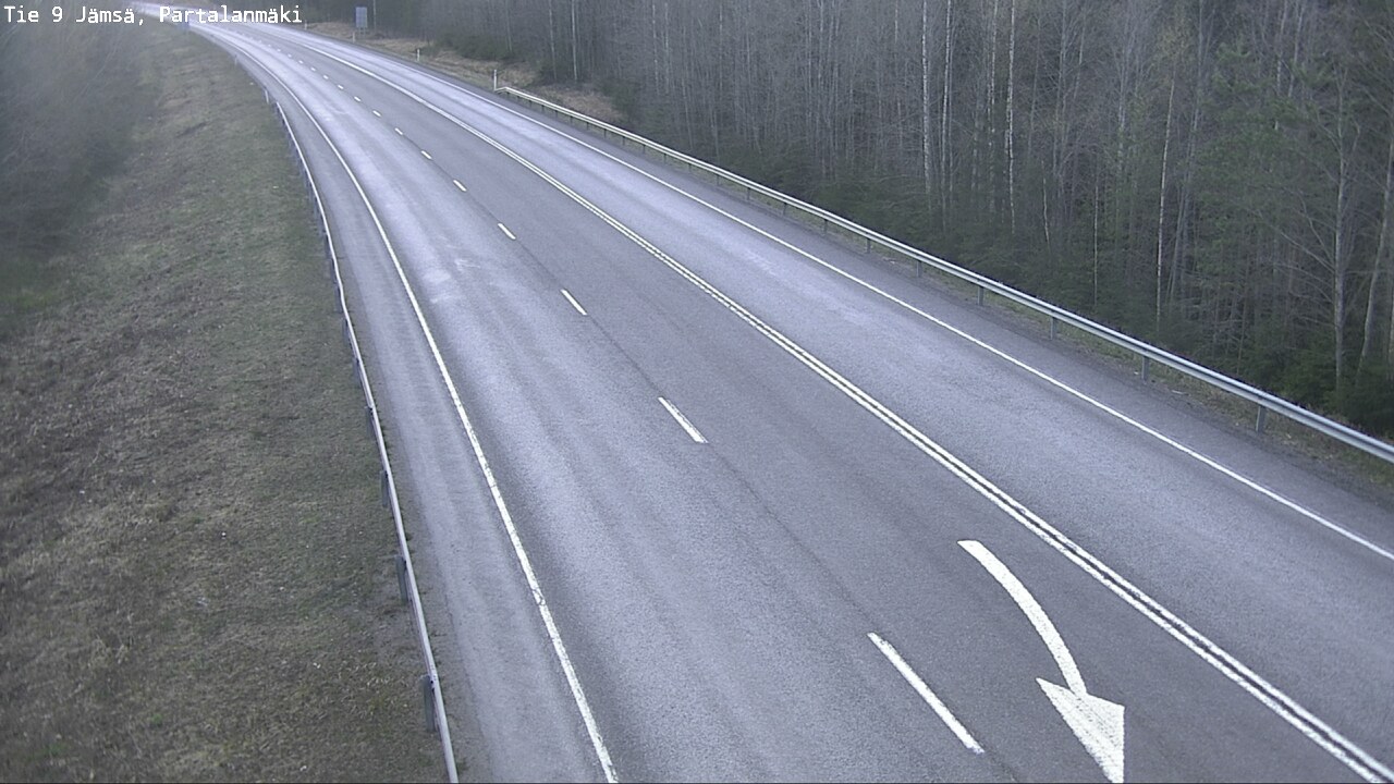 Weather Camera Image Road 9 Jämsä, Partalanmäki, Jämsä, Keski-Suomi