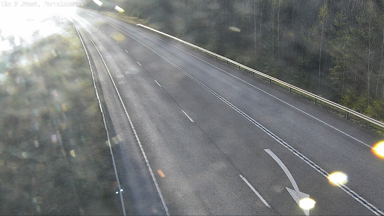 Weather Camera Image Road 9 Jämsä, Partalanmäki, Jämsä, Keski-Suomi