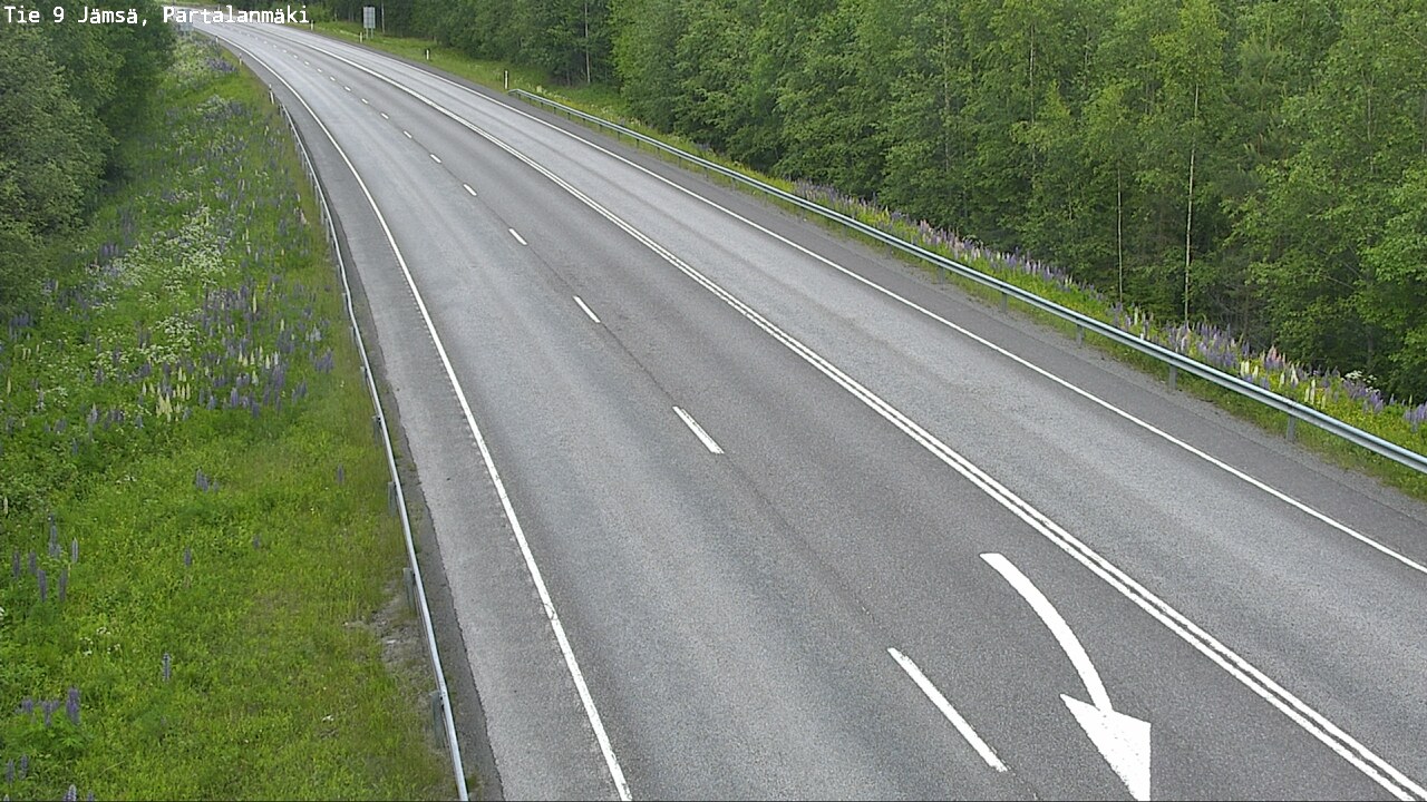 Kelikamerat Kuva Tie 9 Jämsä, Partalanmäki, Jämsä, Keski-Suomi