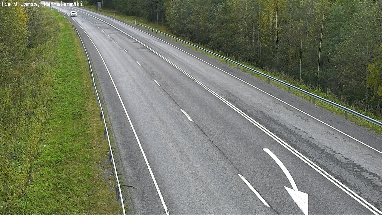 Weather Camera Image Road 9 Jämsä, Partalanmäki, Jämsä, Keski-Suomi
