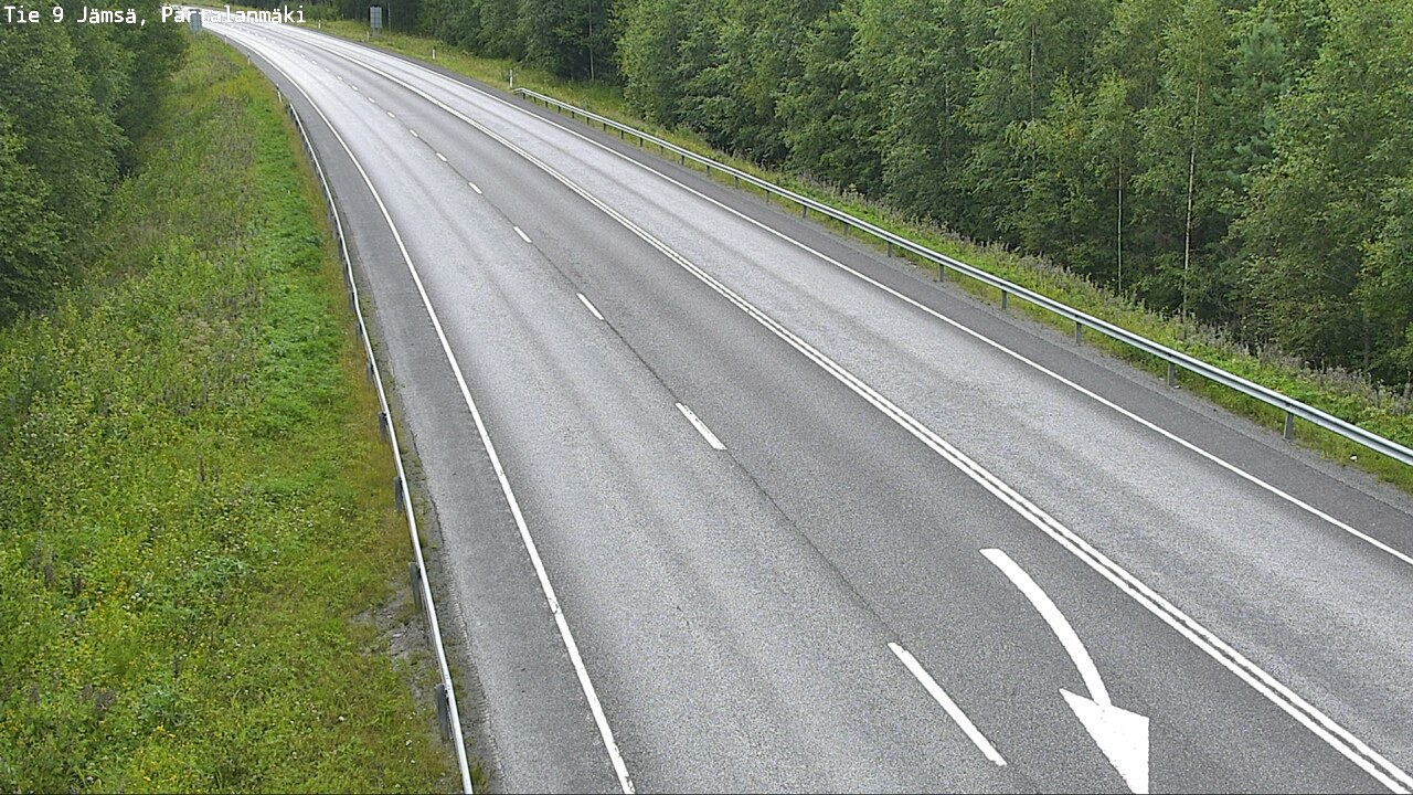 Weather Camera Image Väg 9 Jämsä, Partalanmäki, Jämsä, Keski-Suomi