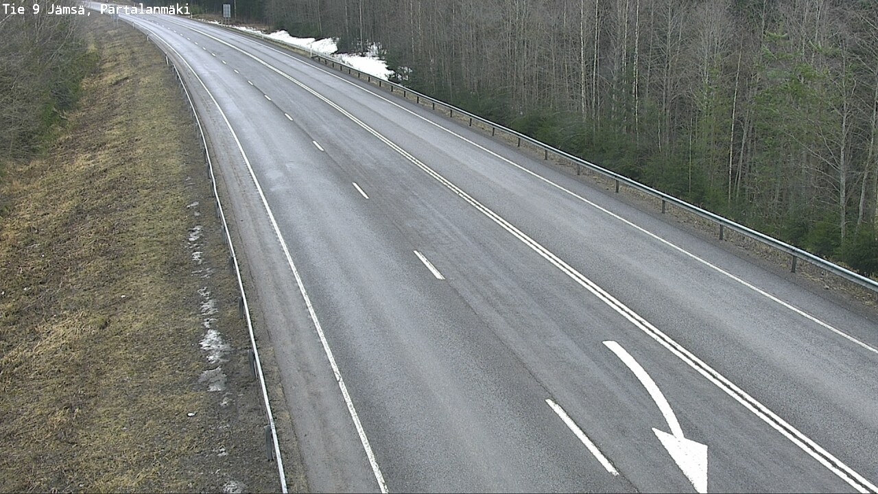 Weather Camera Image Väg 9 Jämsä, Partalanmäki, Jämsä, Keski-Suomi