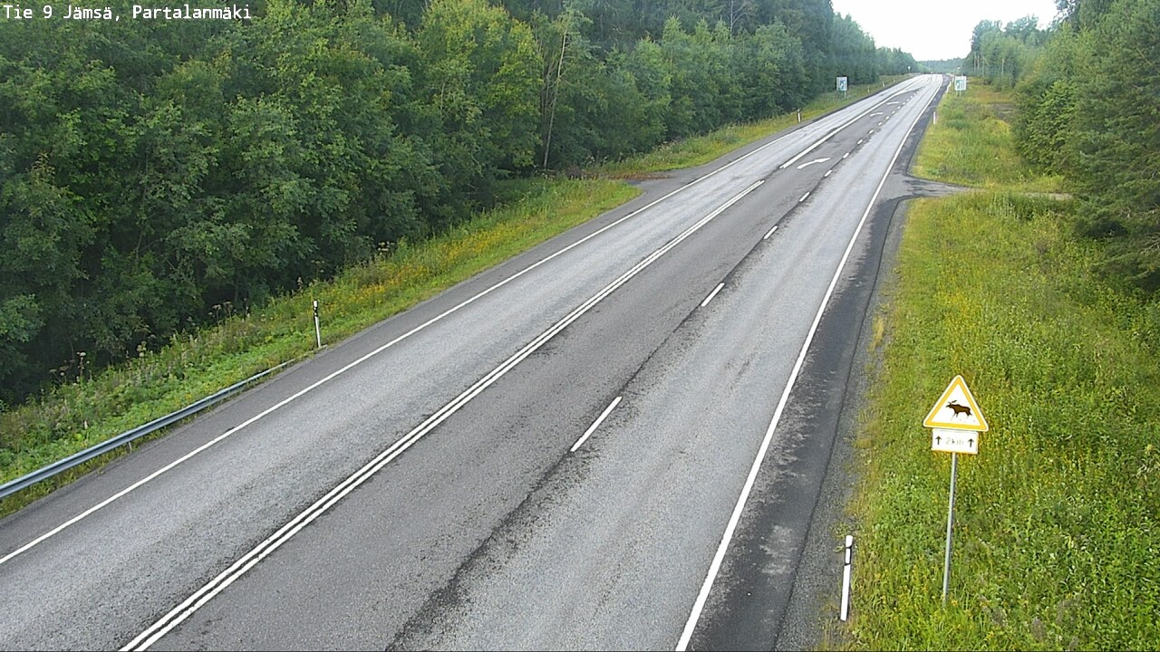 Kelikamerat Kuva Tie 9 Jämsä, Partalanmäki, Jämsä, Keski-Suomi