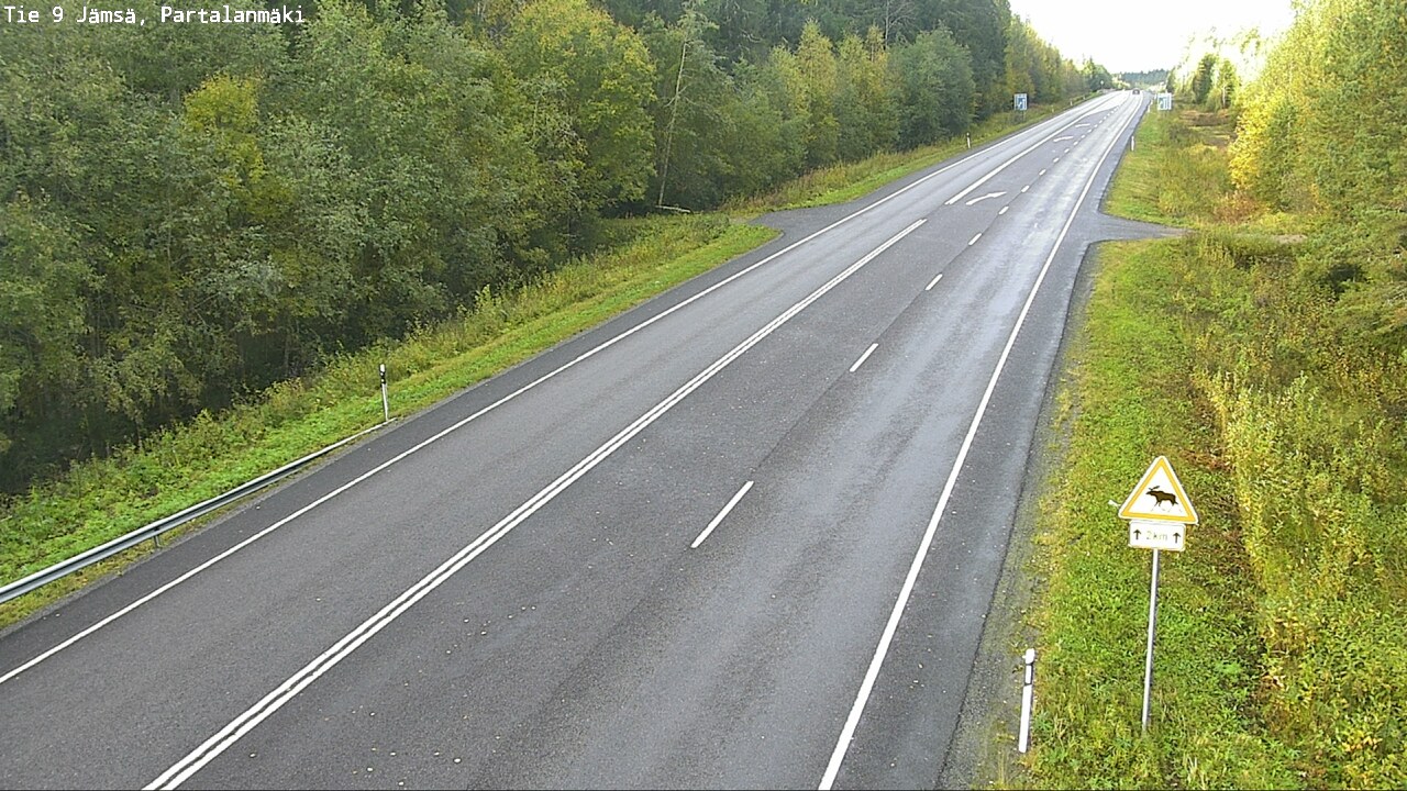 Weather Camera Image Väg 9 Jämsä, Partalanmäki, Jämsä, Keski-Suomi