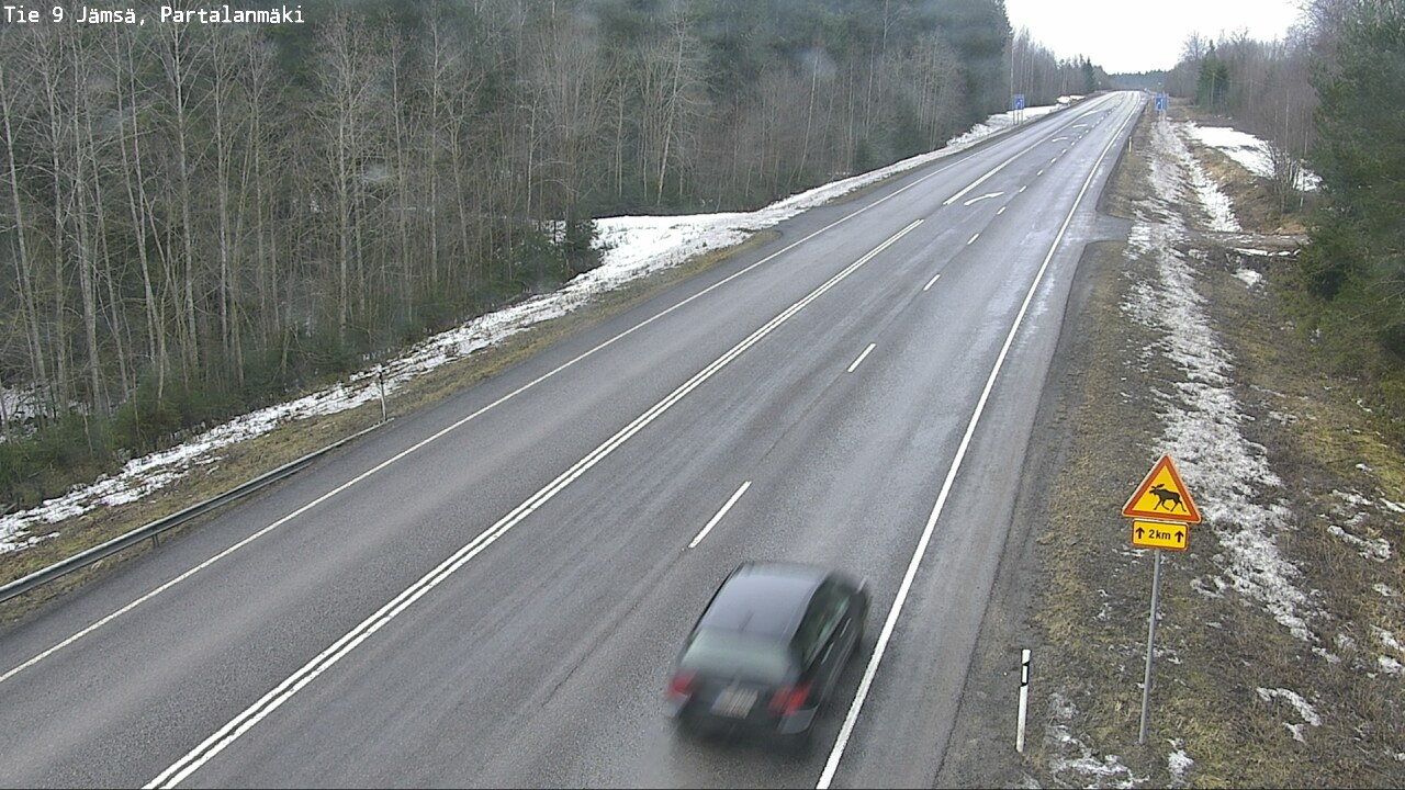 Weather Camera Image Road 9 Jämsä, Partalanmäki, Jämsä, Keski-Suomi