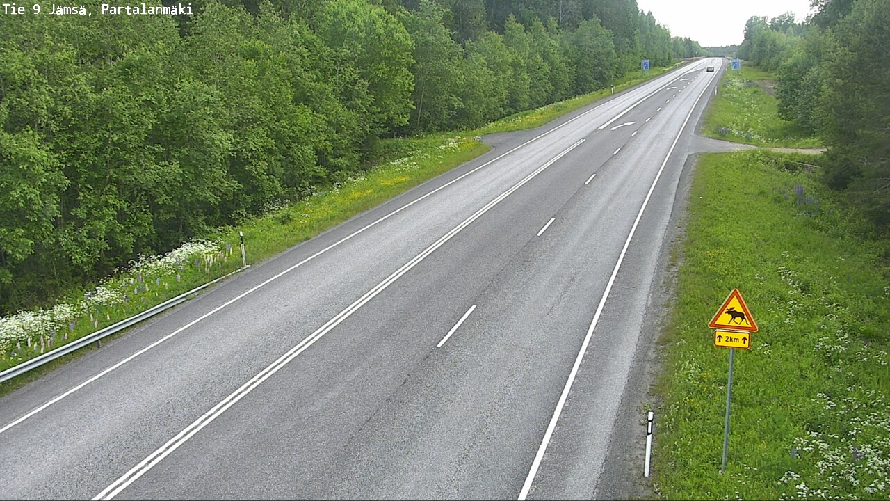 Kelikamerat Kuva Tie 9 Jämsä, Partalanmäki, Jämsä, Keski-Suomi