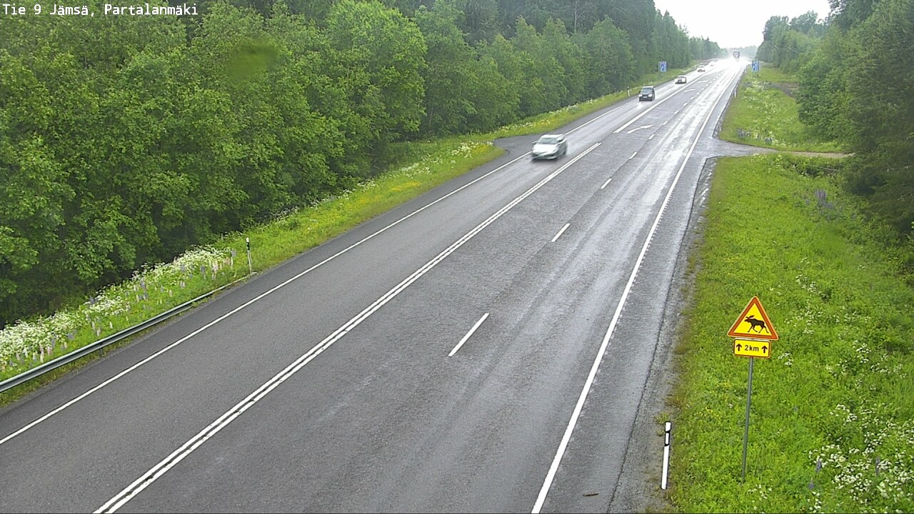 Weather Camera Image Road 9 Jämsä, Partalanmäki, Jämsä, Keski-Suomi
