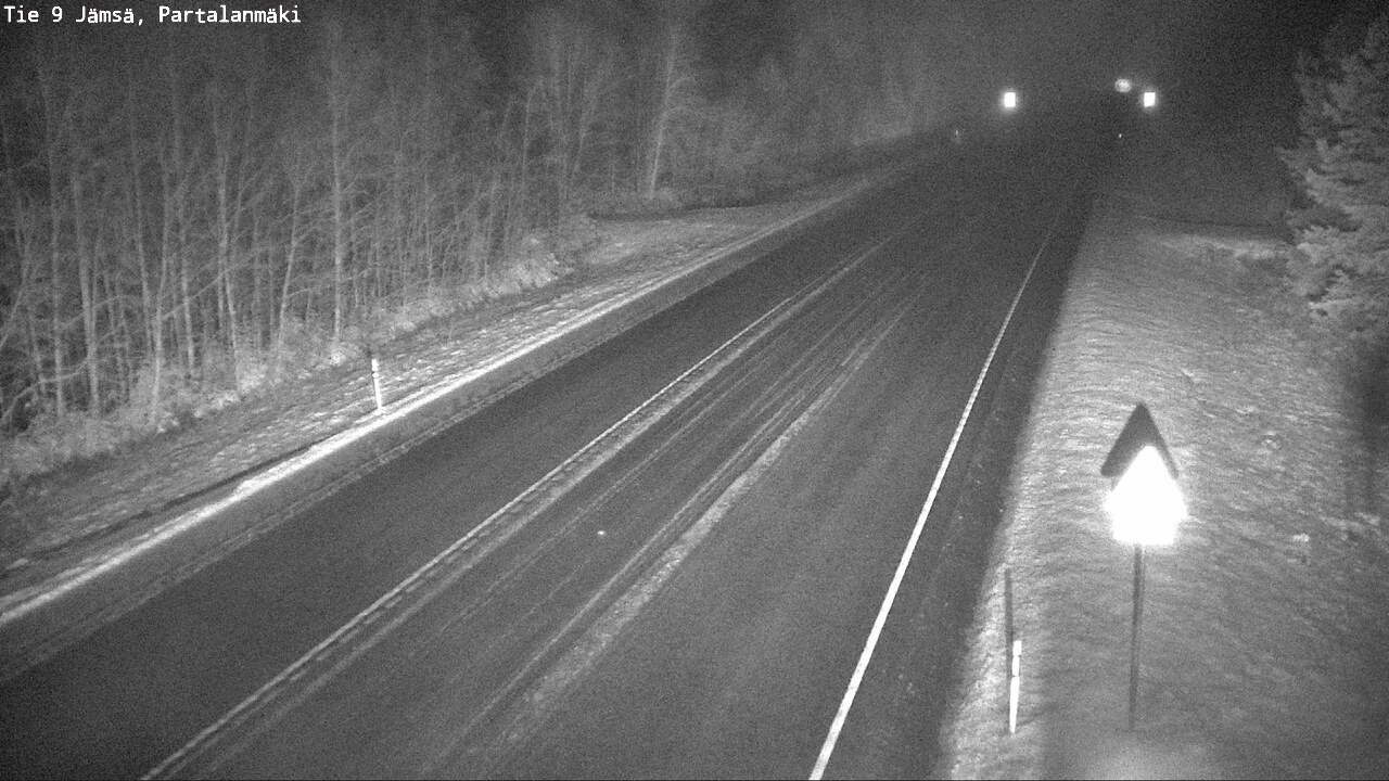 Weather Camera Image Väg 9 Jämsä, Partalanmäki, Jämsä, Keski-Suomi