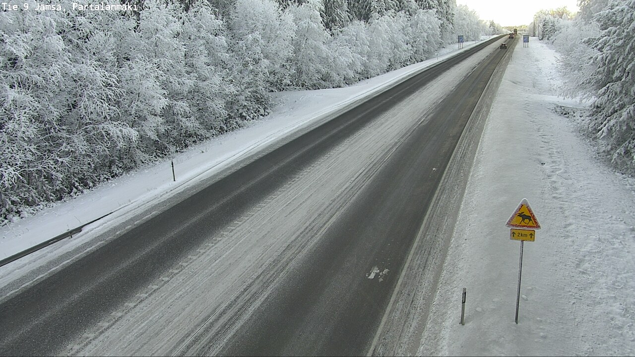 Weather Camera Image Väg 9 Jämsä, Partalanmäki, Jämsä, Keski-Suomi