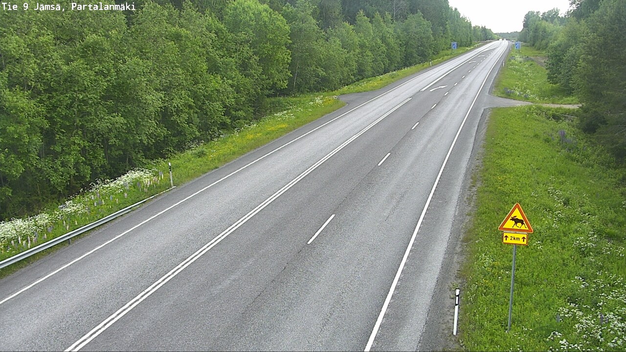 Kelikamerat Kuva Tie 9 Jämsä, Partalanmäki, Jämsä, Keski-Suomi