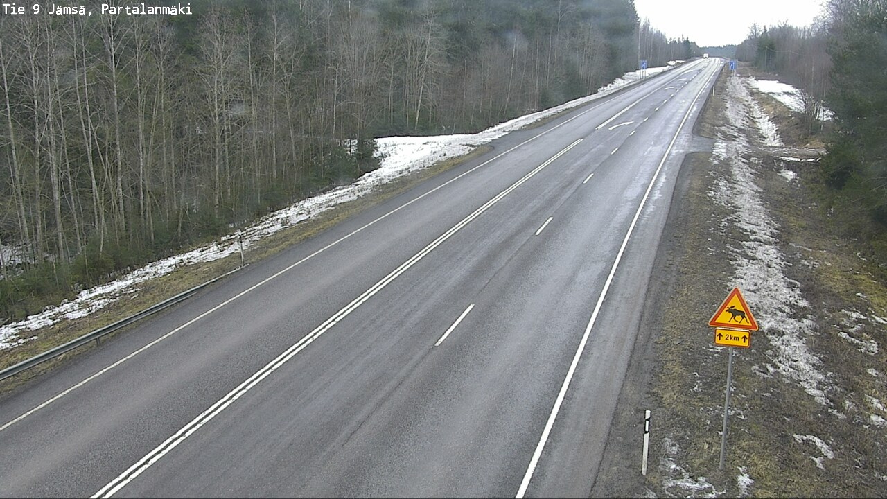 Weather Camera Image Road 9 Jämsä, Partalanmäki, Jämsä, Keski-Suomi