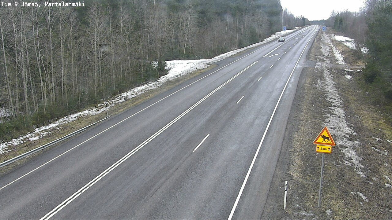 Weather Camera Image Road 9 Jämsä, Partalanmäki, Jämsä, Keski-Suomi