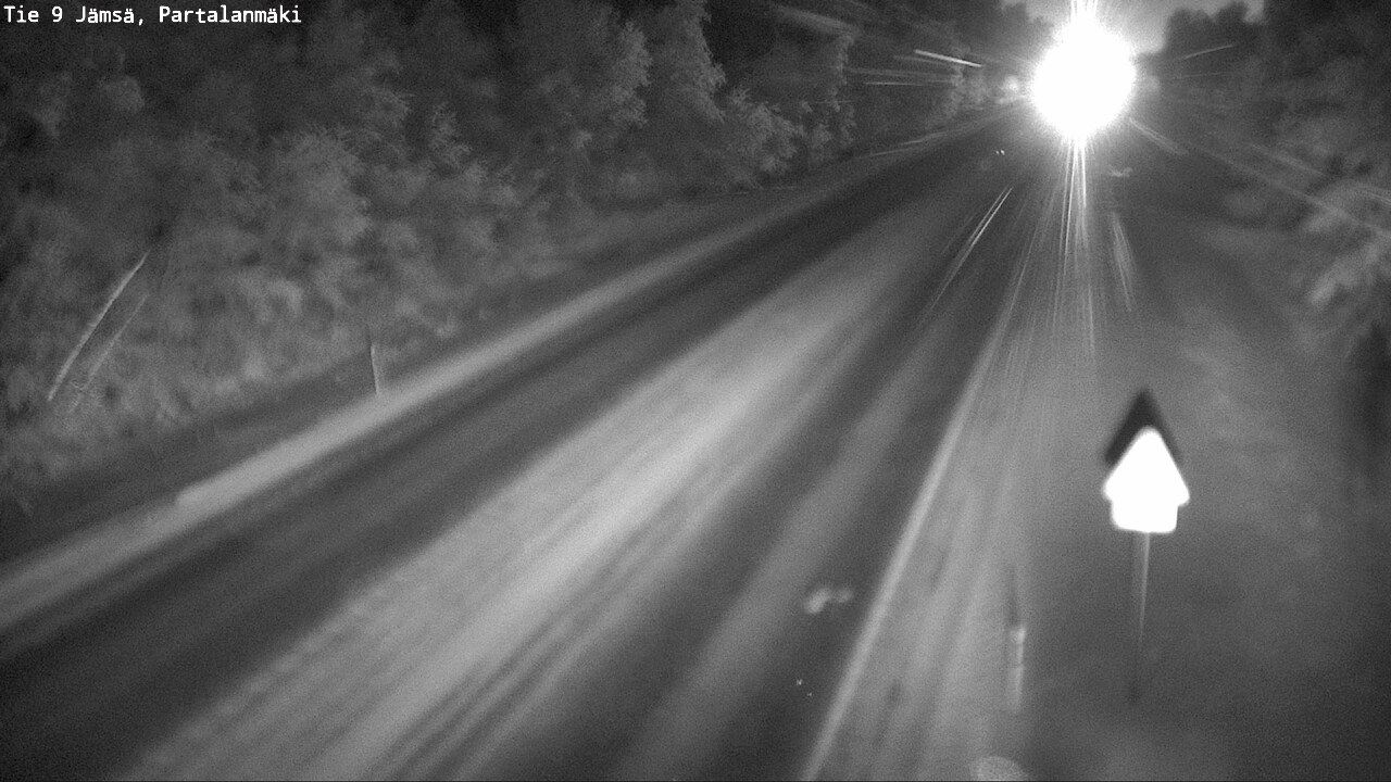 Weather Camera Image Väg 9 Jämsä, Partalanmäki, Jämsä, Keski-Suomi